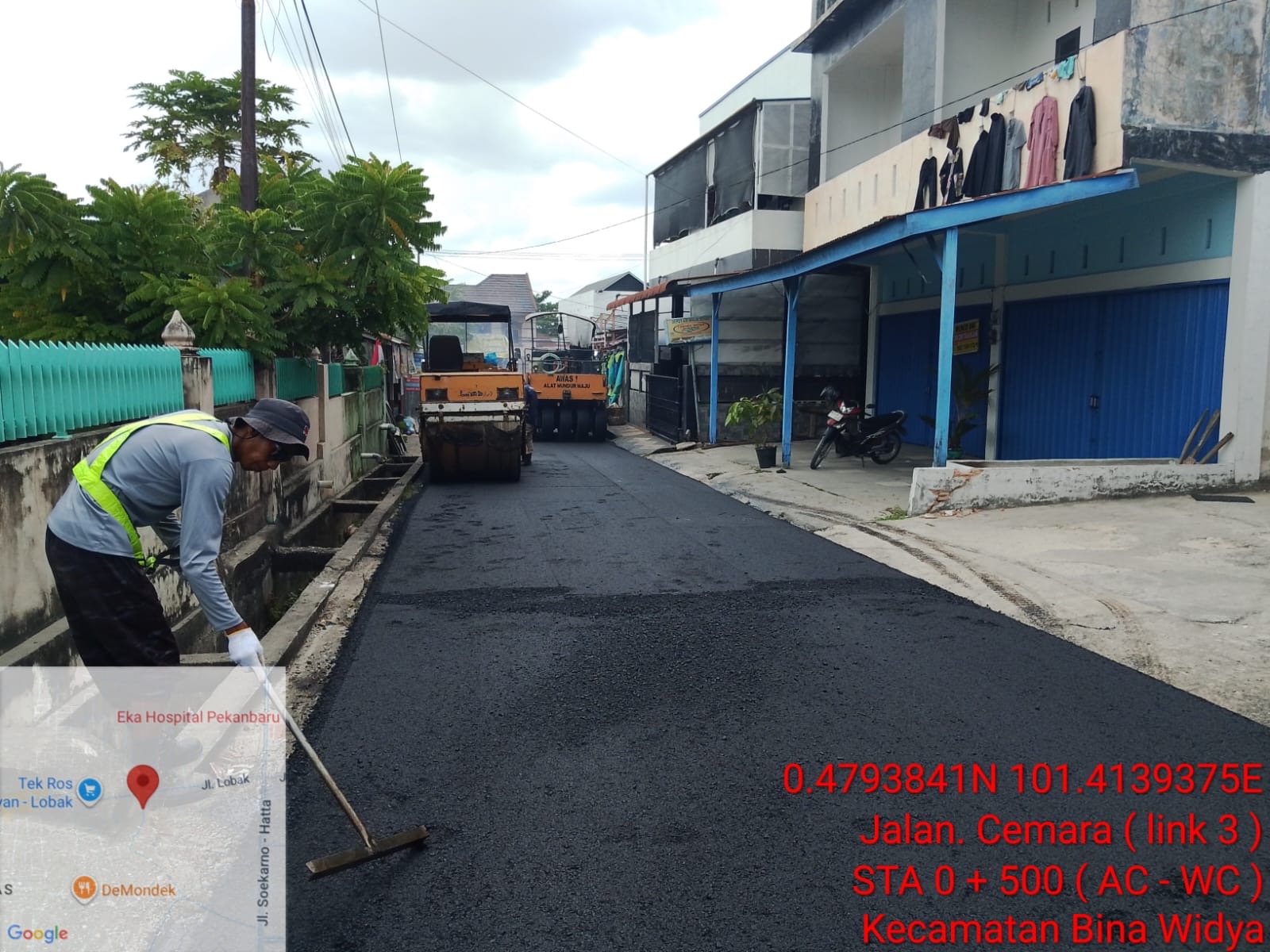 Mantan Gubernur Riau Apresiasi Walikota Pekanbaru, Jalan Teluk Leok Akhirnya Diaspal