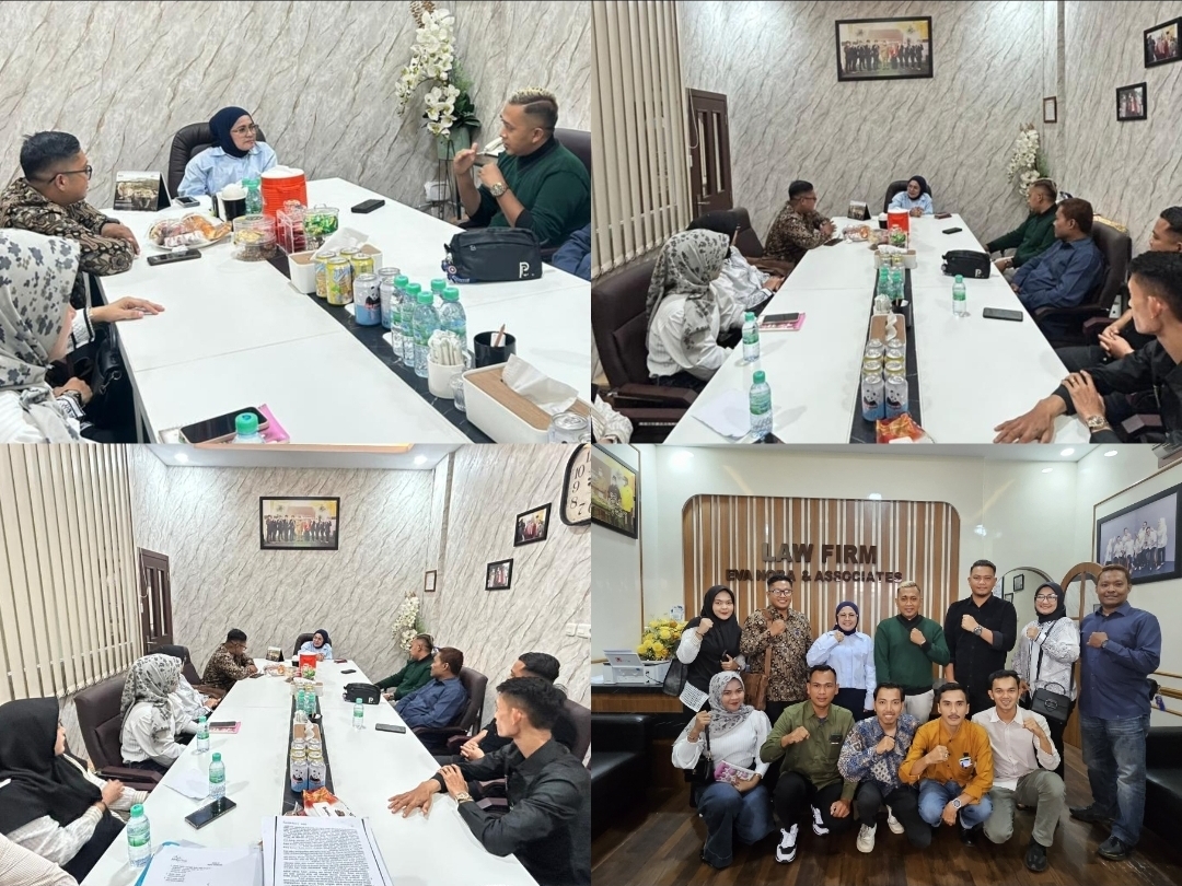 Temu Sapa Rekan Sejawat, Rifera & Paramitra Law Firm Lakukan Kujungan Ke Kantor Hukum Eva Nora SH, MH