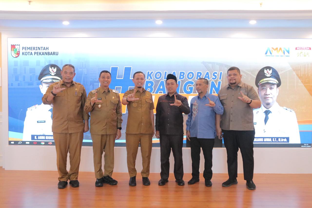 Wako dan Ketua DPRD Rapat Konsultasi Pimpinan, Libatkan Kemendagri Untuk Pengesahan APBD Pekanbaru 2026