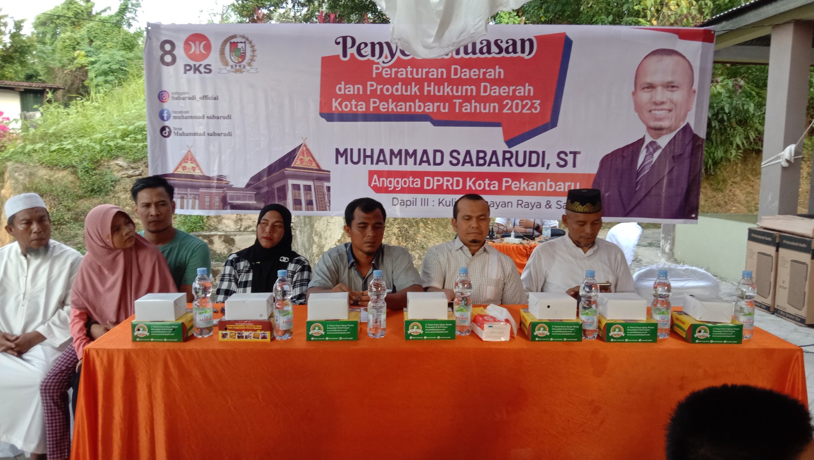 Ketua DPRD Pekanbaru Laksanakan Penyebarluasan Perda UMKM di Tangkerang Timur